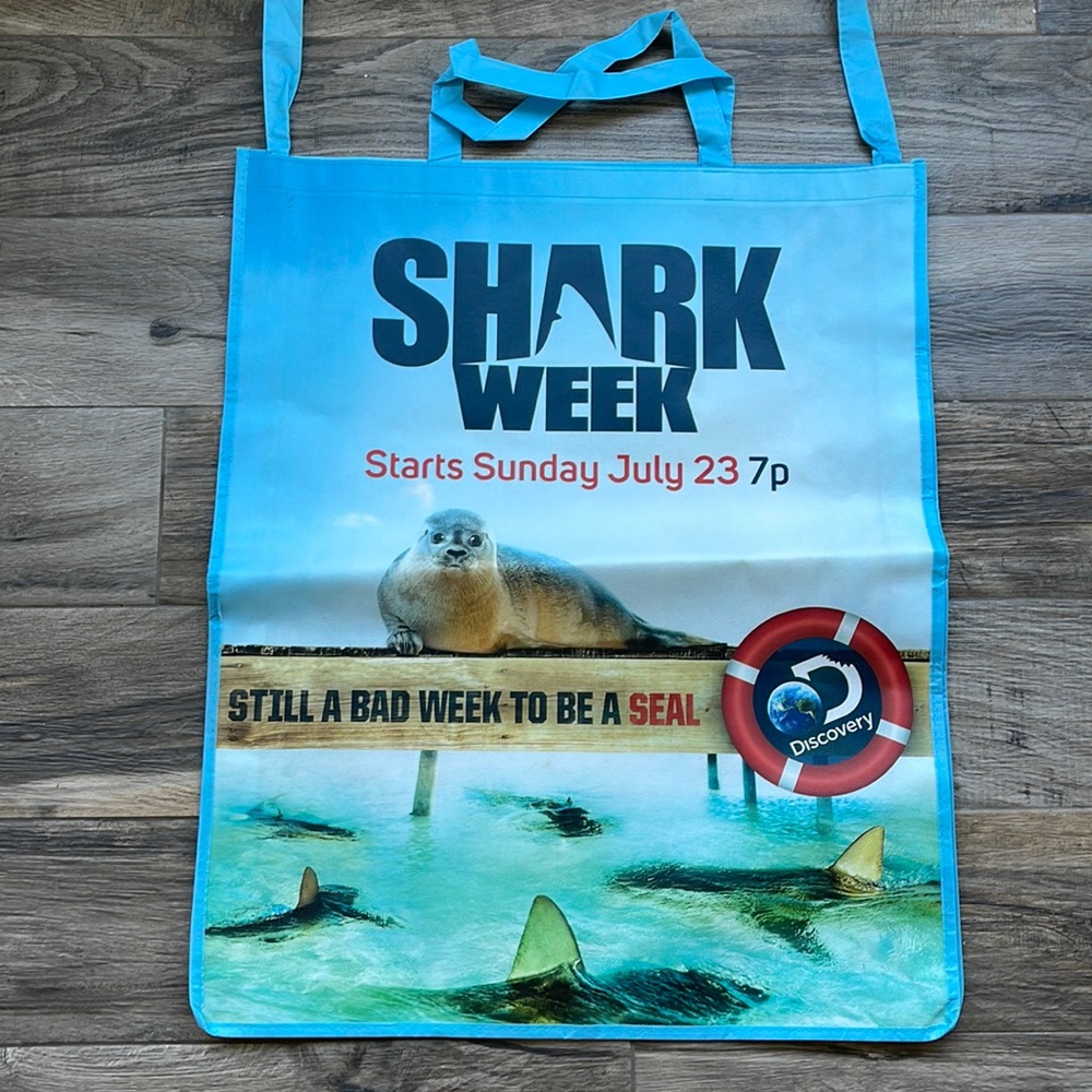 Shark Week Reusable Giant Swag Bag